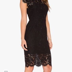 MEROKEETY size medium,  black sleeveless Lace Floral Elegant Cocktail Dress